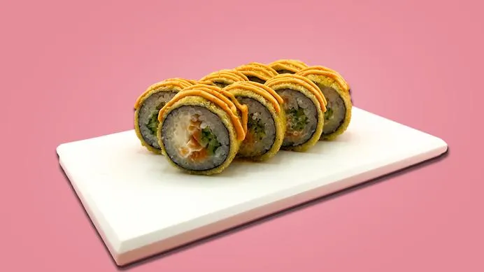 Темпура с лососем 