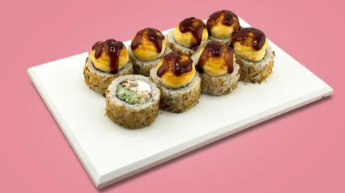 Запечённый с угрем 