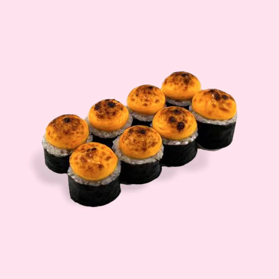 Яки маки под спайси-соусом и c начинкой на выбор