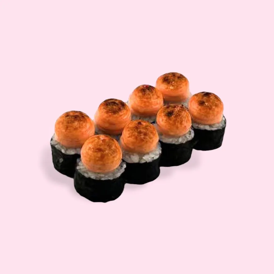Яки маки под фирменным соусом и c начинкой на выбор